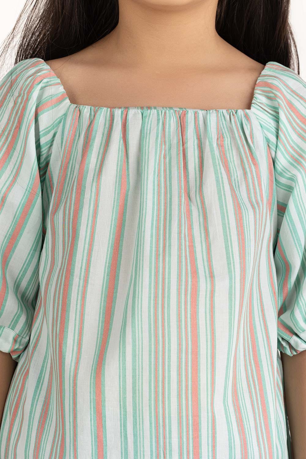 Junior Girl Green Blouse 231-417-310