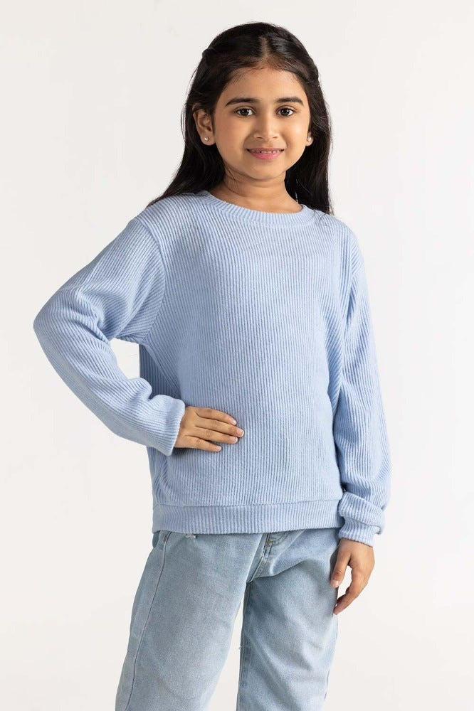 Junior Girl Ice Blue Sweatshirt JG-SW23-006