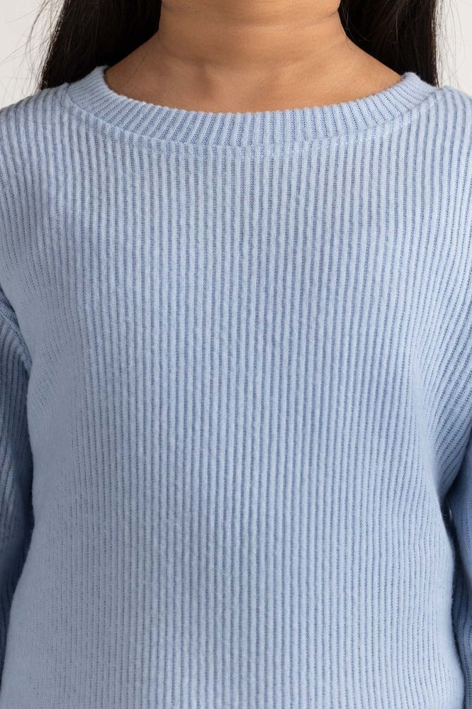 Junior Girl Ice Blue Sweatshirt JG-SW23-006