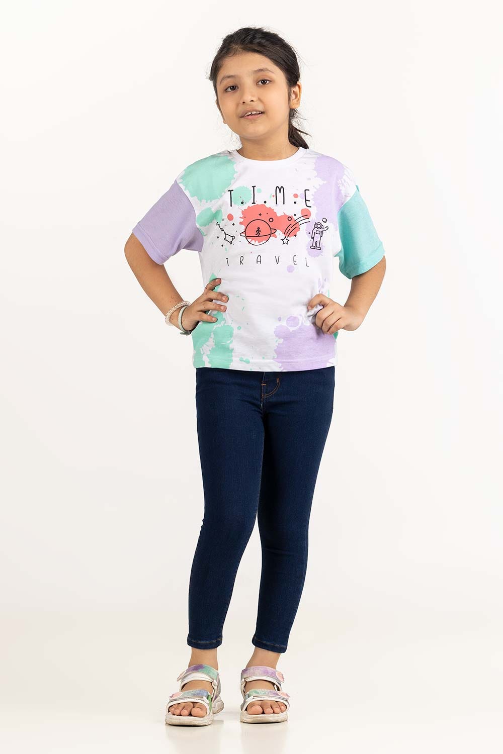 Junior Girl Multi T-Shirt 231-416-005 T