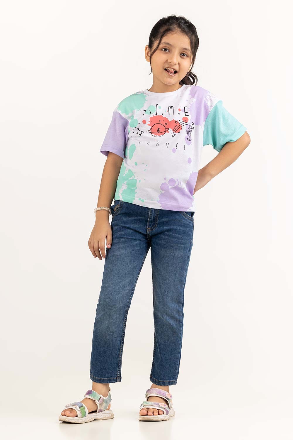 Junior Girl Multi T-Shirt 231-416-005 T