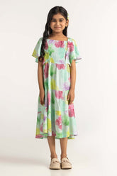 Junior Girl Printed Dress JG-DRS-SS24-010