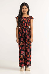 Junior Girl Printed Jump Suit JG-JPS-SS24-003