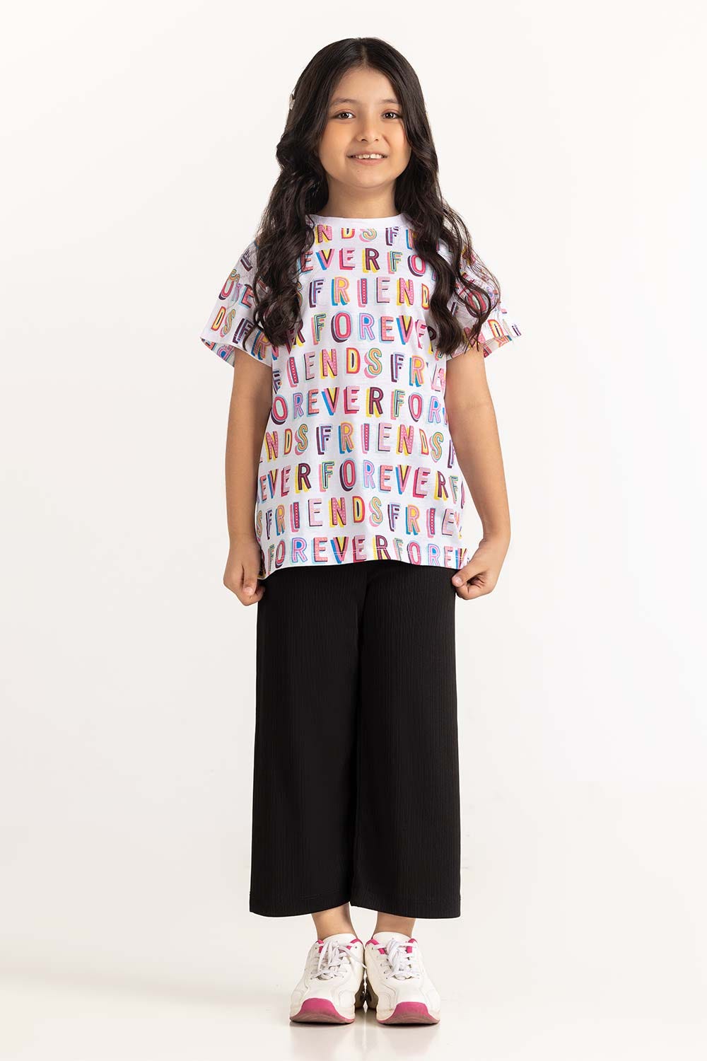 Junior Girl White T-Shirt 231-613-022