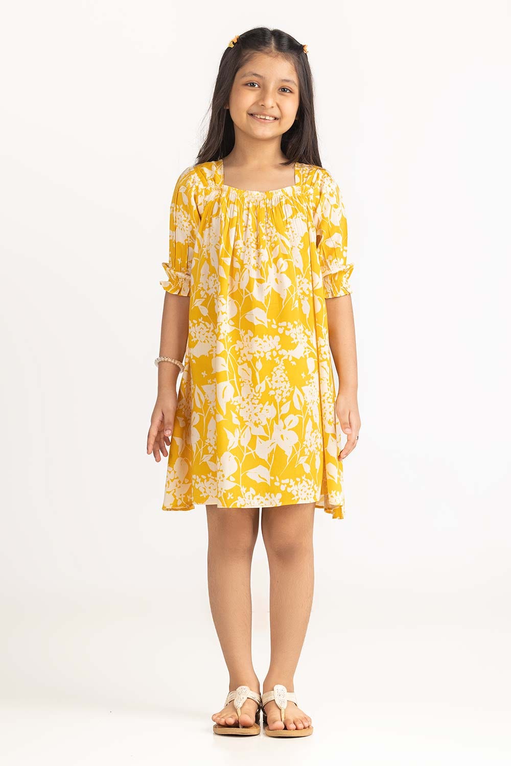 Junior Girl Yellow Dress 231-414-402