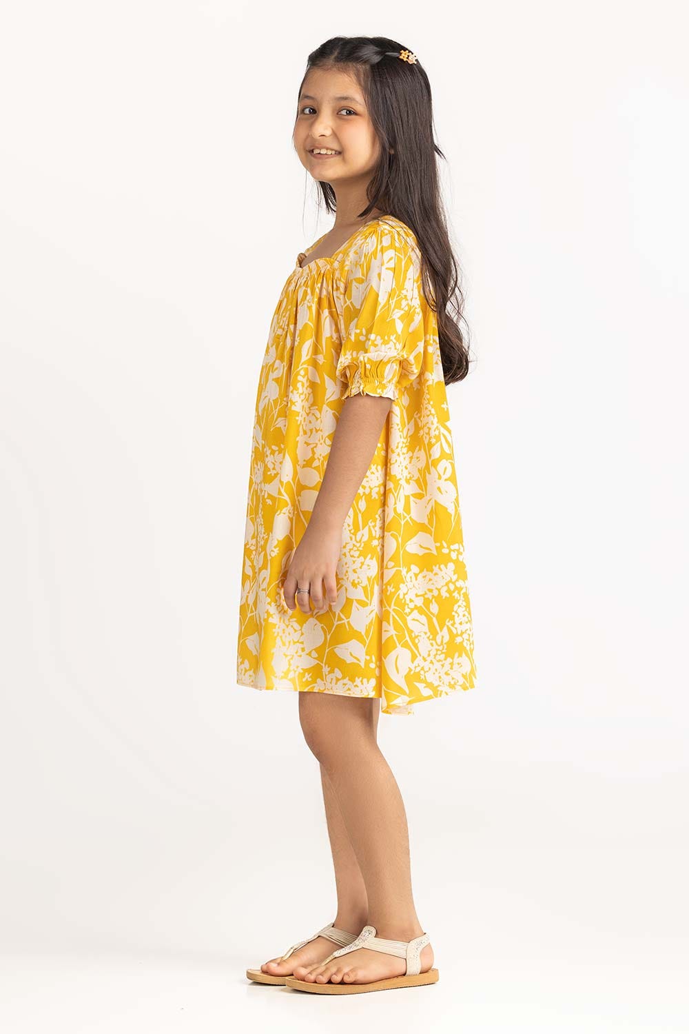 Junior Girl Yellow Dress 231-414-402