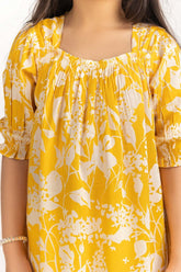 Junior Girl Yellow Dress 231-414-402