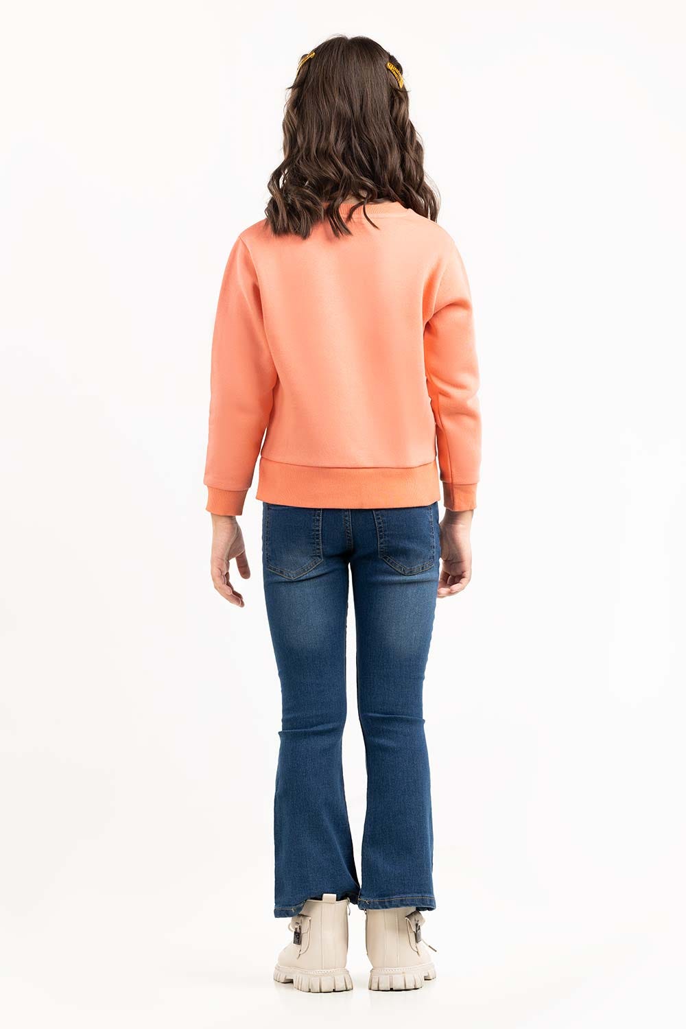 Junior Girl Coral Sweatshirt 224-412-001