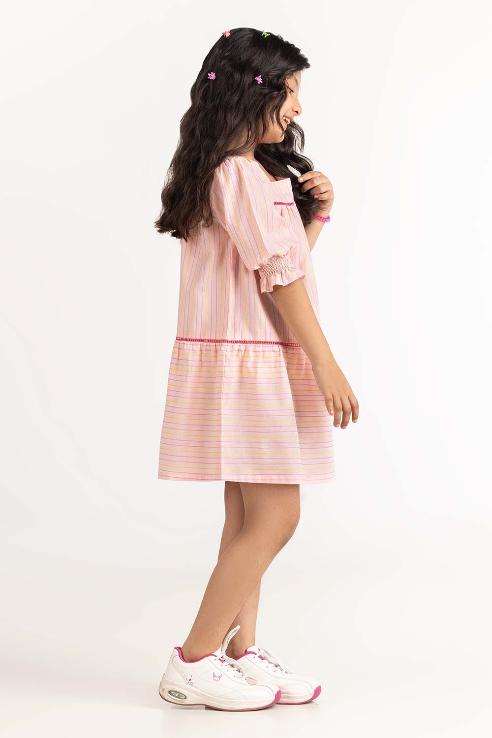 Junior Girl Pink Dress 231-414-211
