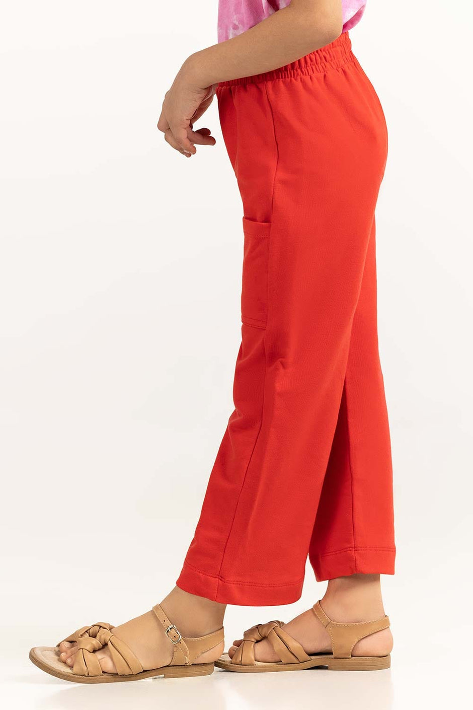 Junior Girl Red Trouser 231-420-016