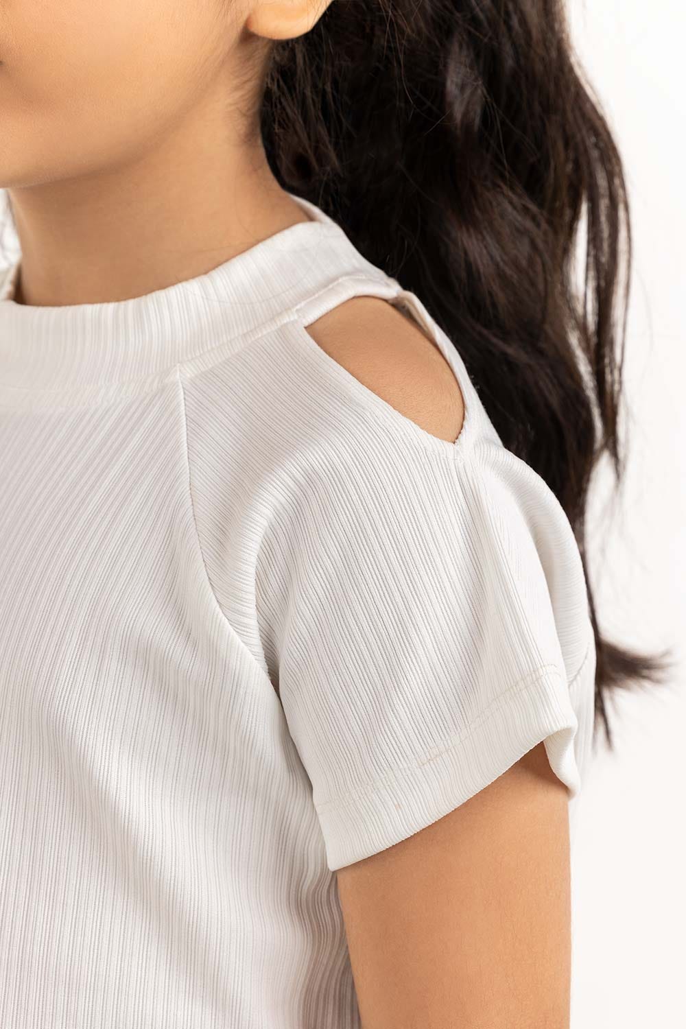 Junior Girl White Top 231-413-110