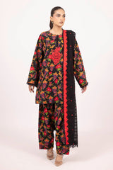 3 Piece Unstitched Printed Embroidered Khaddar Shirt with Embroidered Stripe Khaddar Dupatta K-52010 3 Piece Unstitched Printed Embroidered Khaddar Shirt with Embroidered Stripe Khaddar Dupatta K-52010
