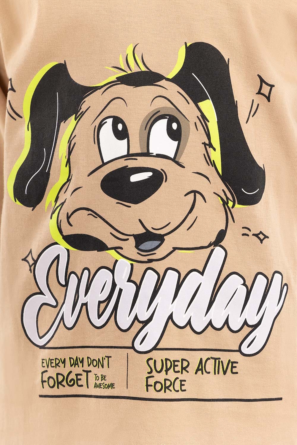 Junior Boy Khaaki T-Shirt 224-313-003