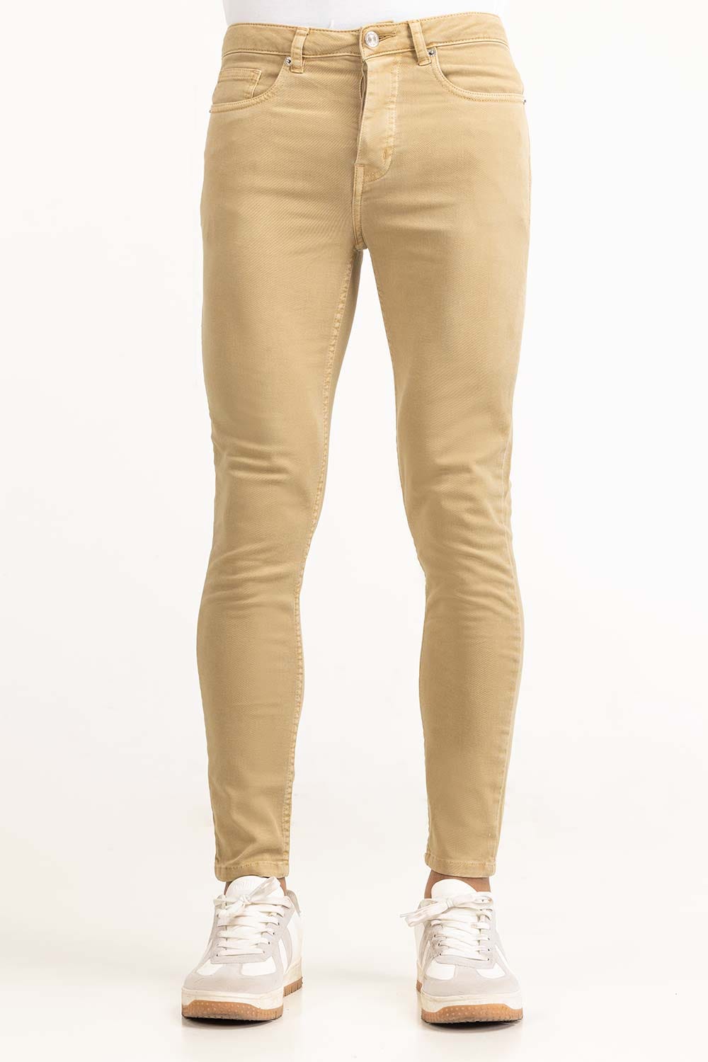 Khaki Basic Casual Trouser MN-TRC-SS23-002 C