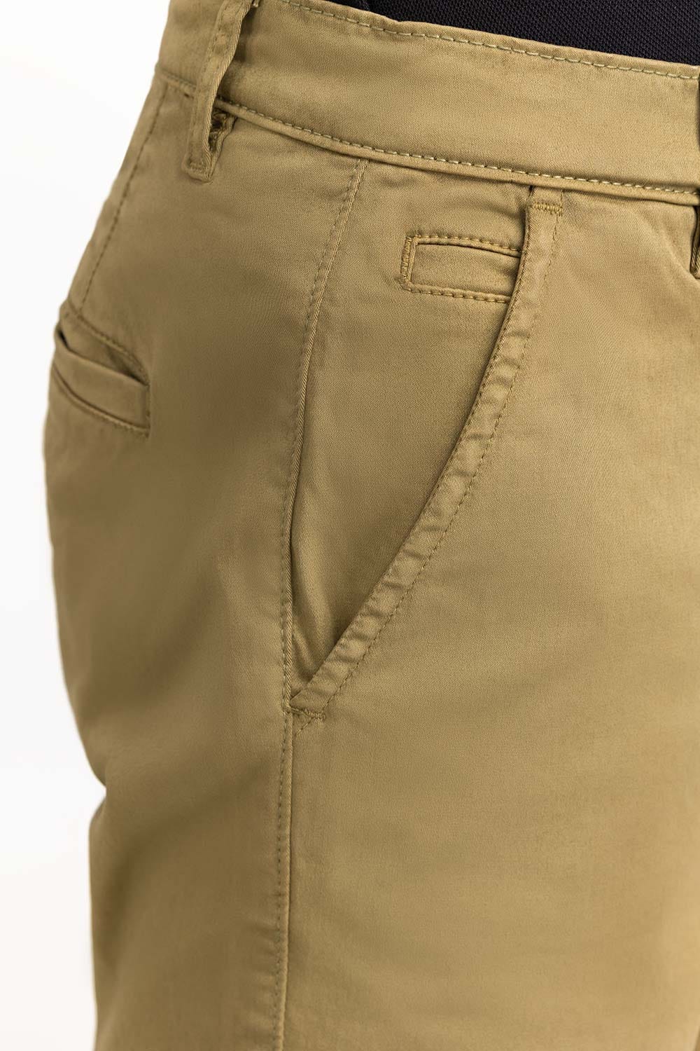 Khaki Basic Short MN-SHT-SS23-003 B