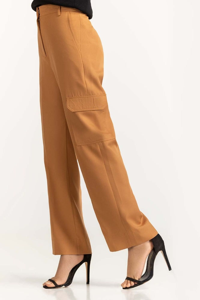 Khaki Basic Trouser WM-TRKN23-009