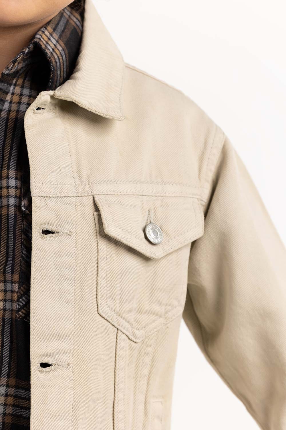 Toddler Boy Khaki Jacket 224-310-053