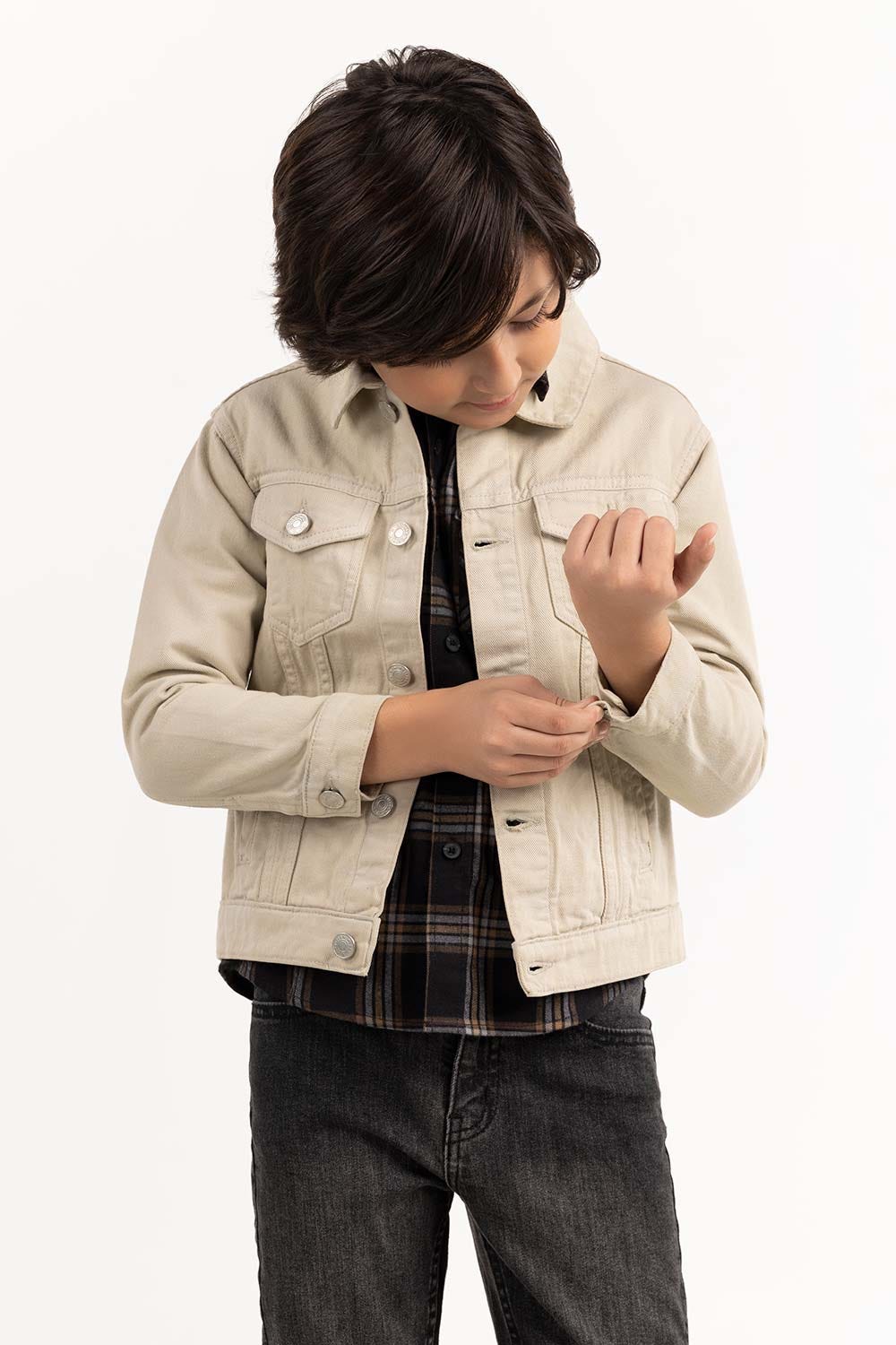 Toddler Boy Khaki Jacket 224-310-053