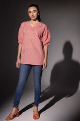 Yarn Dyed Tunic KJ-43022