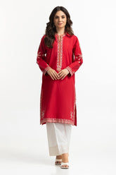 Chambray Embroidered Shirt KJ-43153