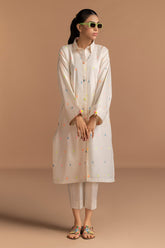 Jacquard Embellished Shirt KJ-43201-B