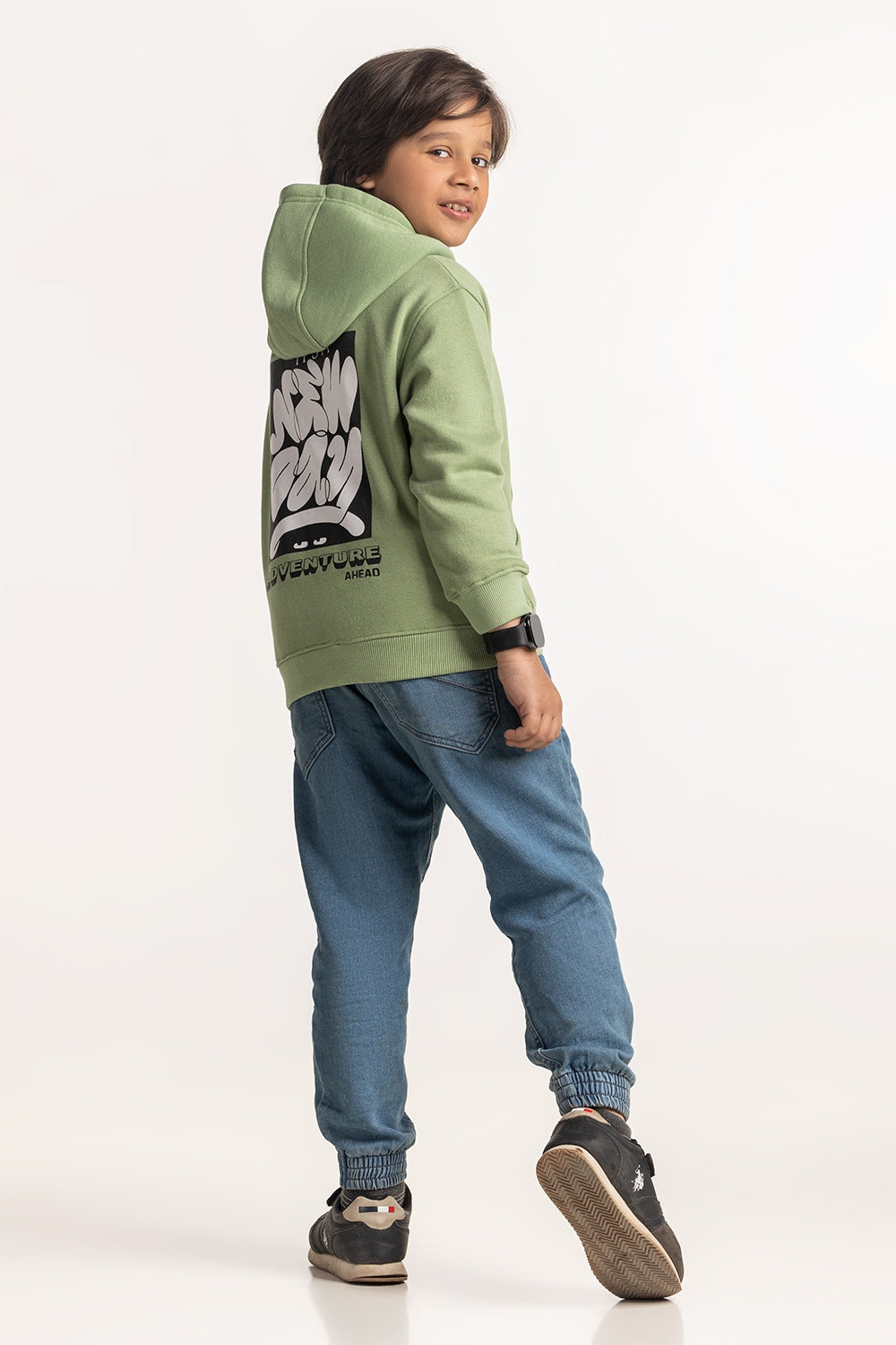 Junior Boys Printed Sweatshirt KB-SWS-WS24-008