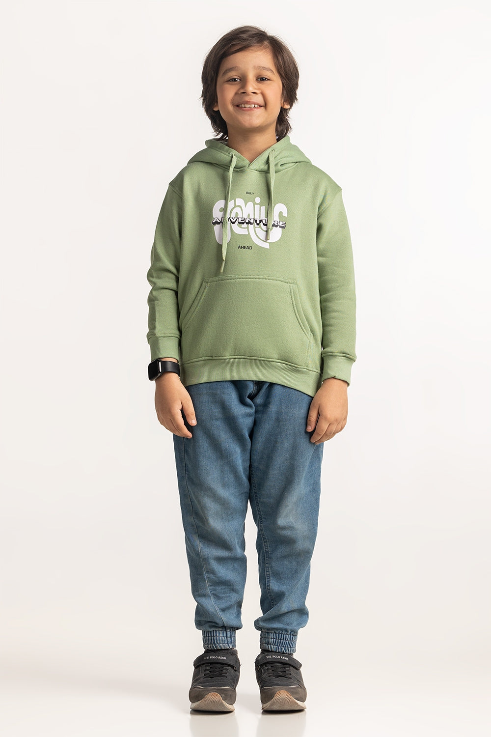Junior Boys Printed Sweatshirt KB-SWS-WS24-008