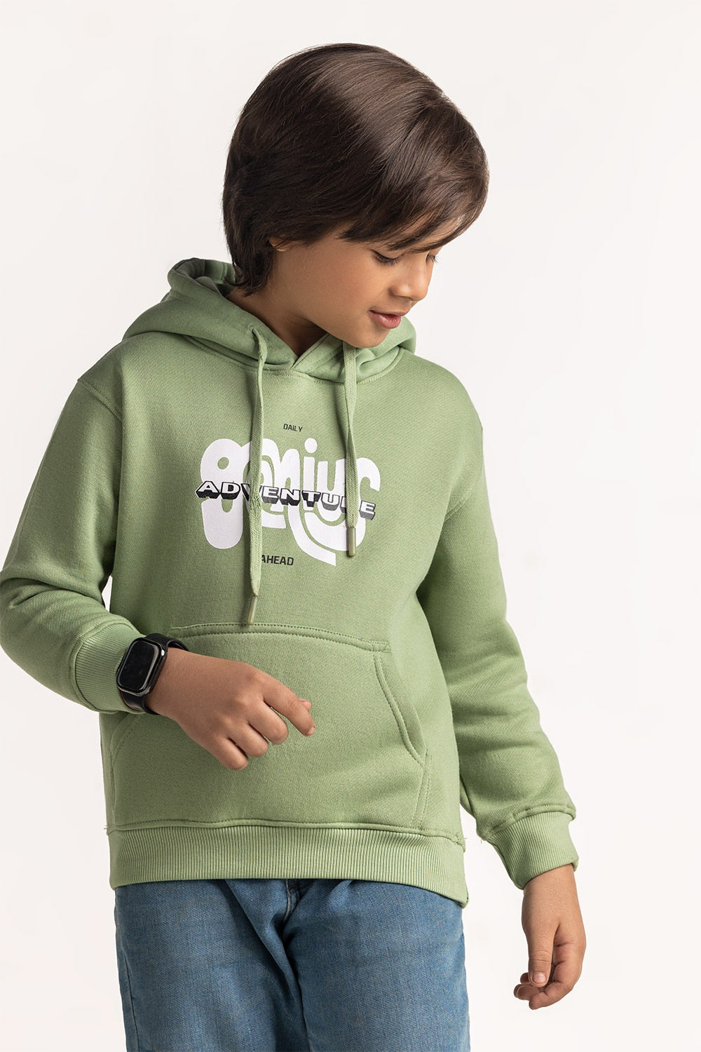 Junior Boys Printed Sweatshirt KB-SWS-WS24-008