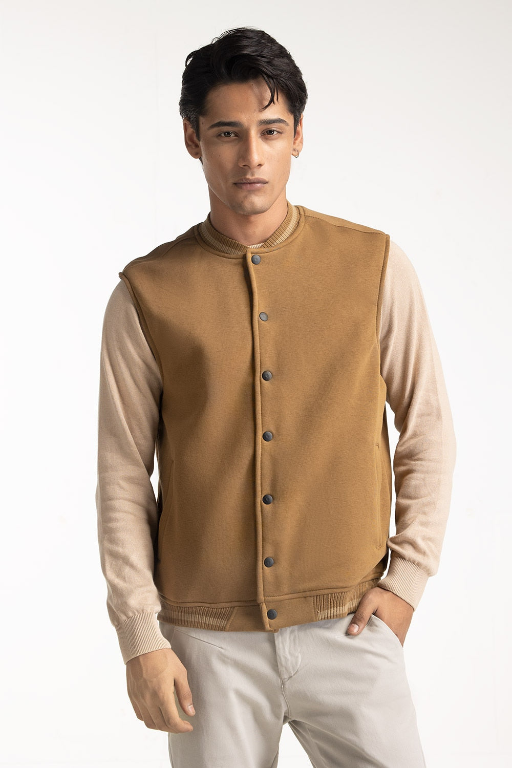 Knitted Vest MN-KNV-WS24-556