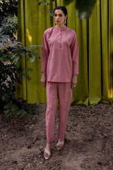 Yarn-dyed Co-Ord Set KST-43053