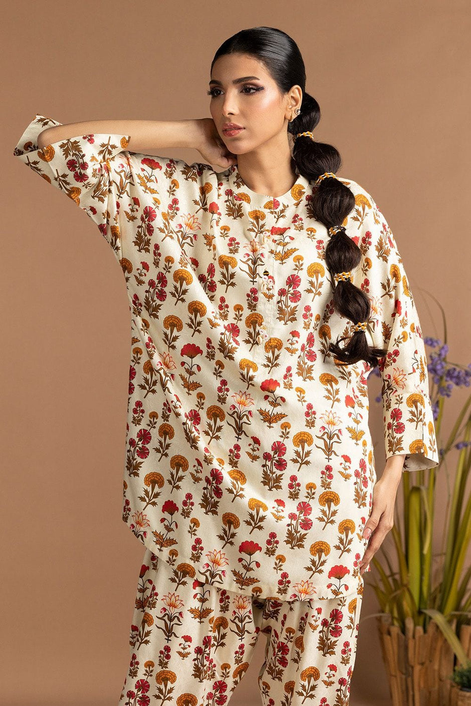 Dobby Printed Co-Ord Set