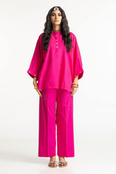 Dobby Dyed Embellished Shirt And Trouser KST-43324