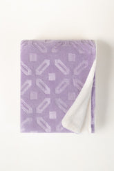 AW25 Lavender Double Ply Fleece Throw