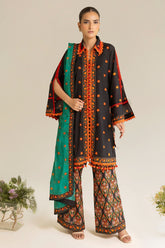 3 Piece Unstitched Printed Lawn Suit ML-42018