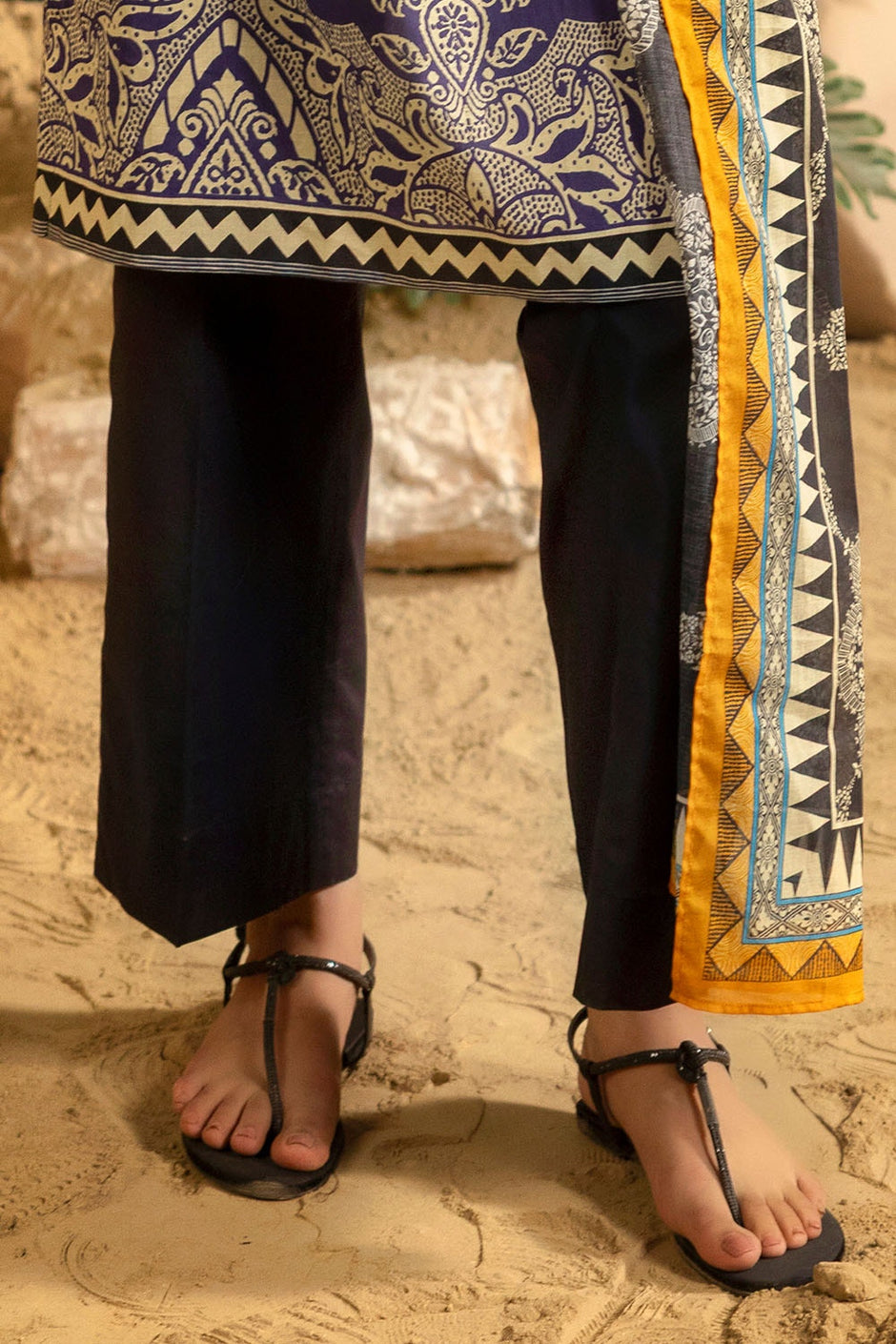 3 Piece Unstitched Printed Lawn Suit