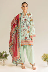 3 Piece Unstitched Printed Lawn Suit ML-52015