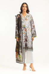 Lawn Printed Shirt And Dupatta IUSTKD-686