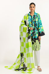 Lawn Printed Shirt And Dupatta IUSTKD-728