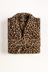 Leopard Velour Bathrobe