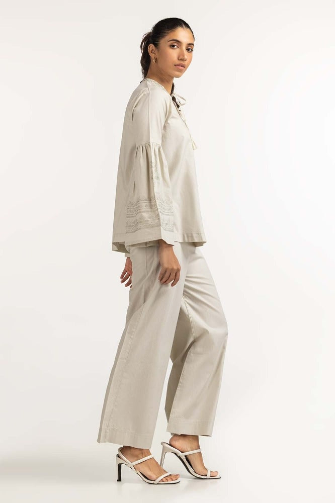 Light Green Basic Blouse WM-BLS23-003