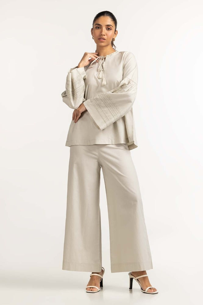 Light Green Basic Blouse WM-BLS23-003