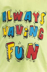 Toddler Boy Light Green Printed Knit Top TBKT-2210019