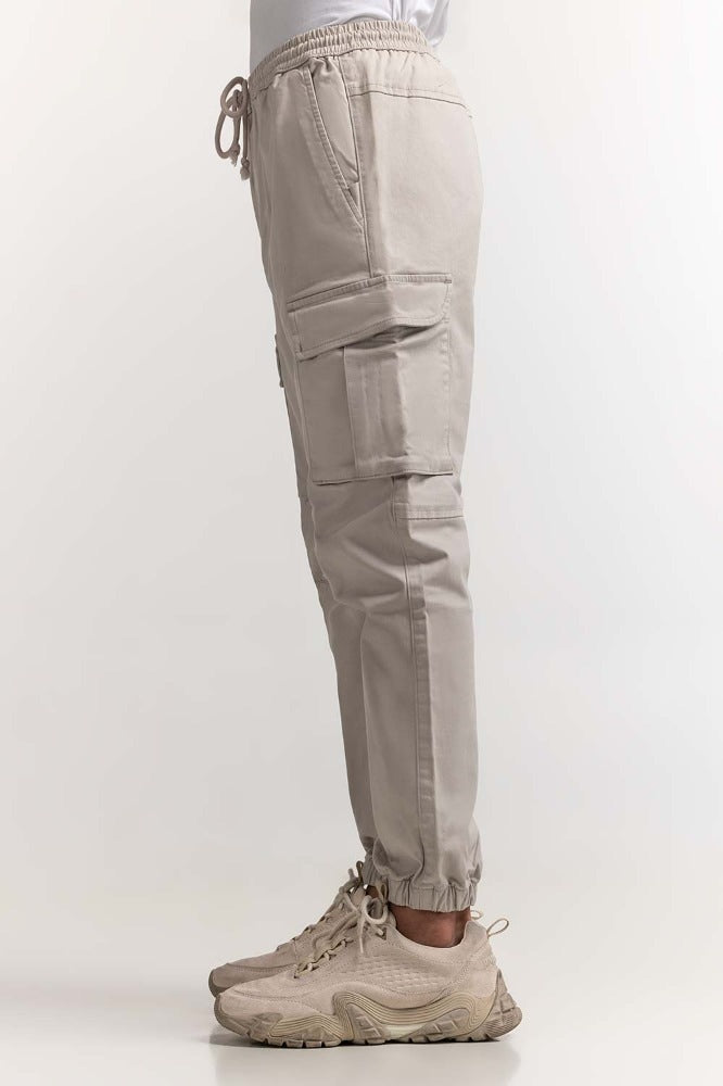 Light Grey Basic Trouser MNTRCSS24005-A