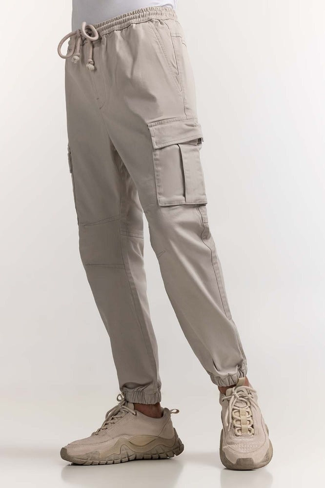 Light Grey Basic Trouser MNTRCSS24005-A