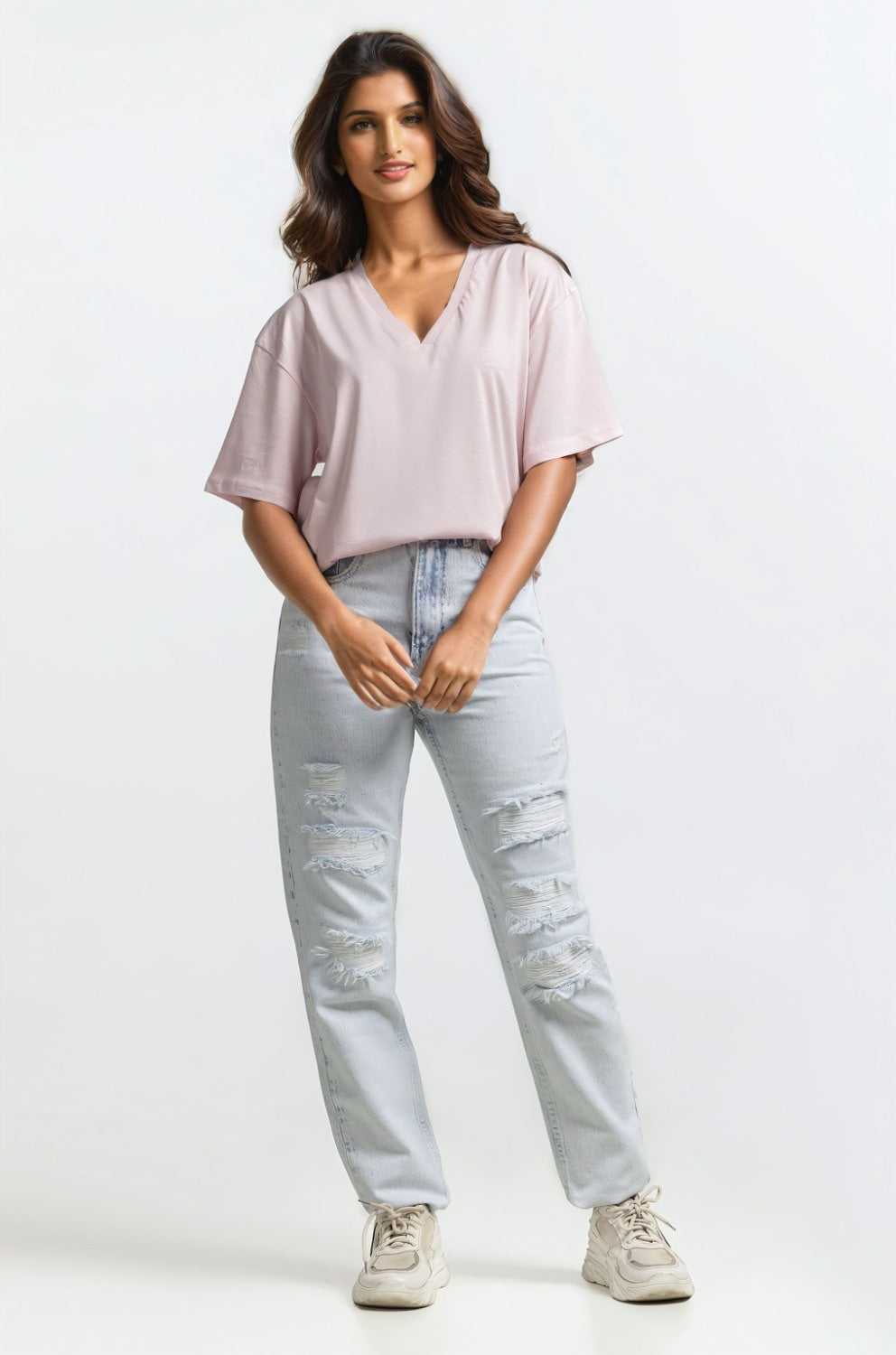 Light Pink Basic Top WM-KTP-SS24-052