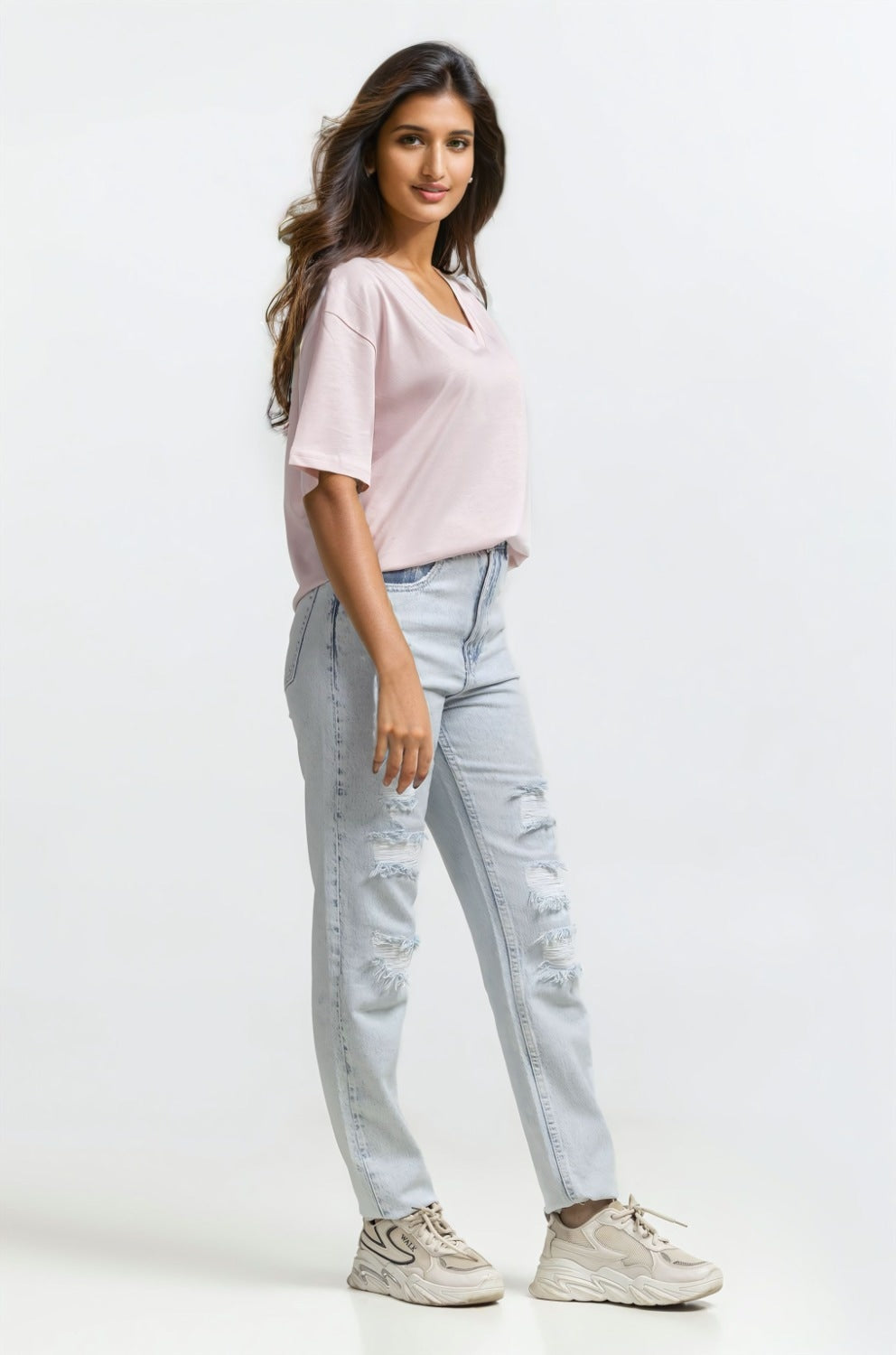 Light Pink Basic Top WM-KTP-SS24-052