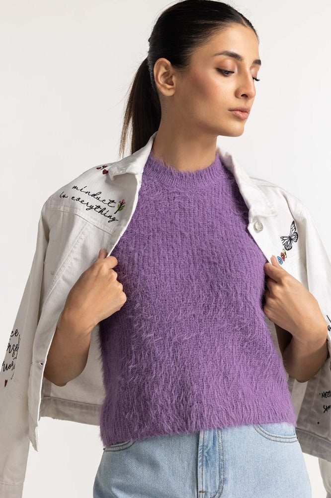 Lilac Basic Sweater WM-SWT-WS23-064