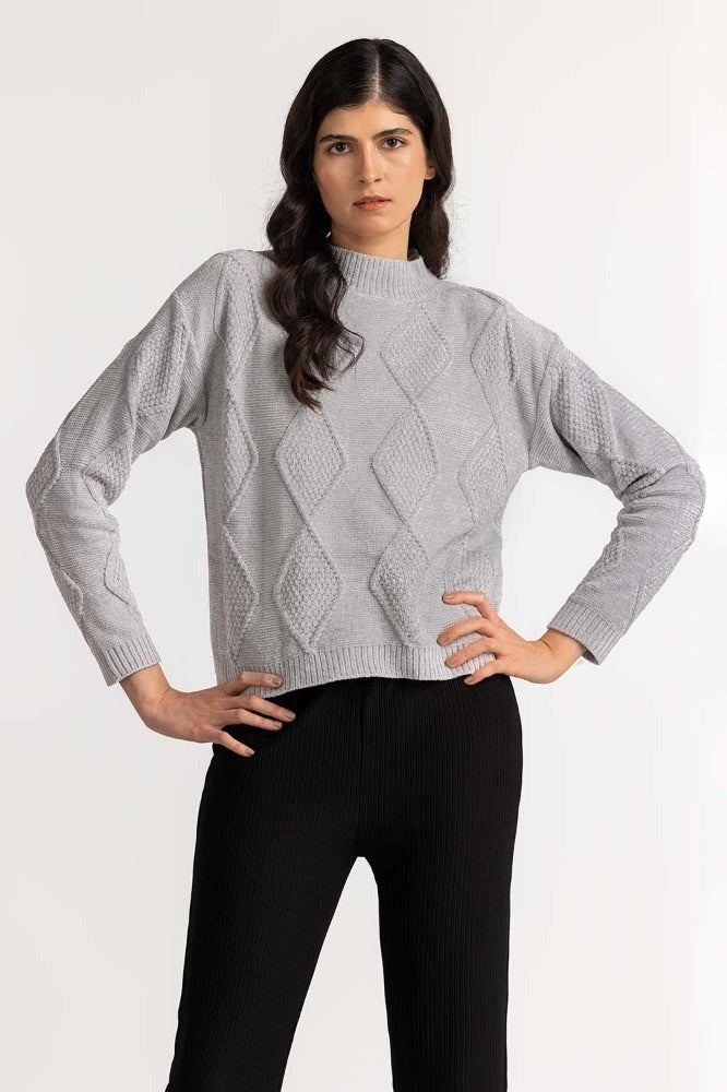 Lime Green Basic Sweater WM-SWT-WS23-094