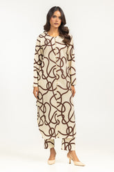 Ripple crinkle Printed Co-Ord Set IPST-44936