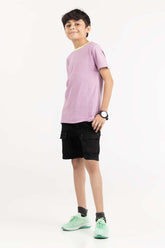 Junior Boy Mauve Stripped Knit Top JBKT-2210073 B